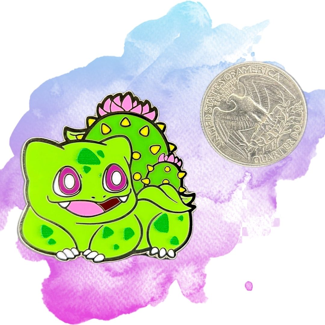 Charming Bulbasaur Variant Pins