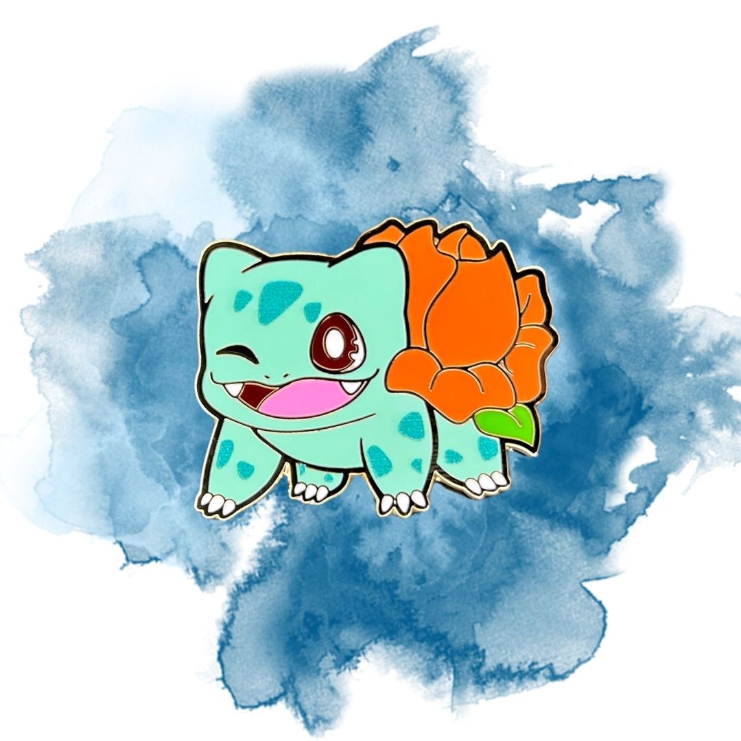 Charming Bulbasaur Variant Pins
