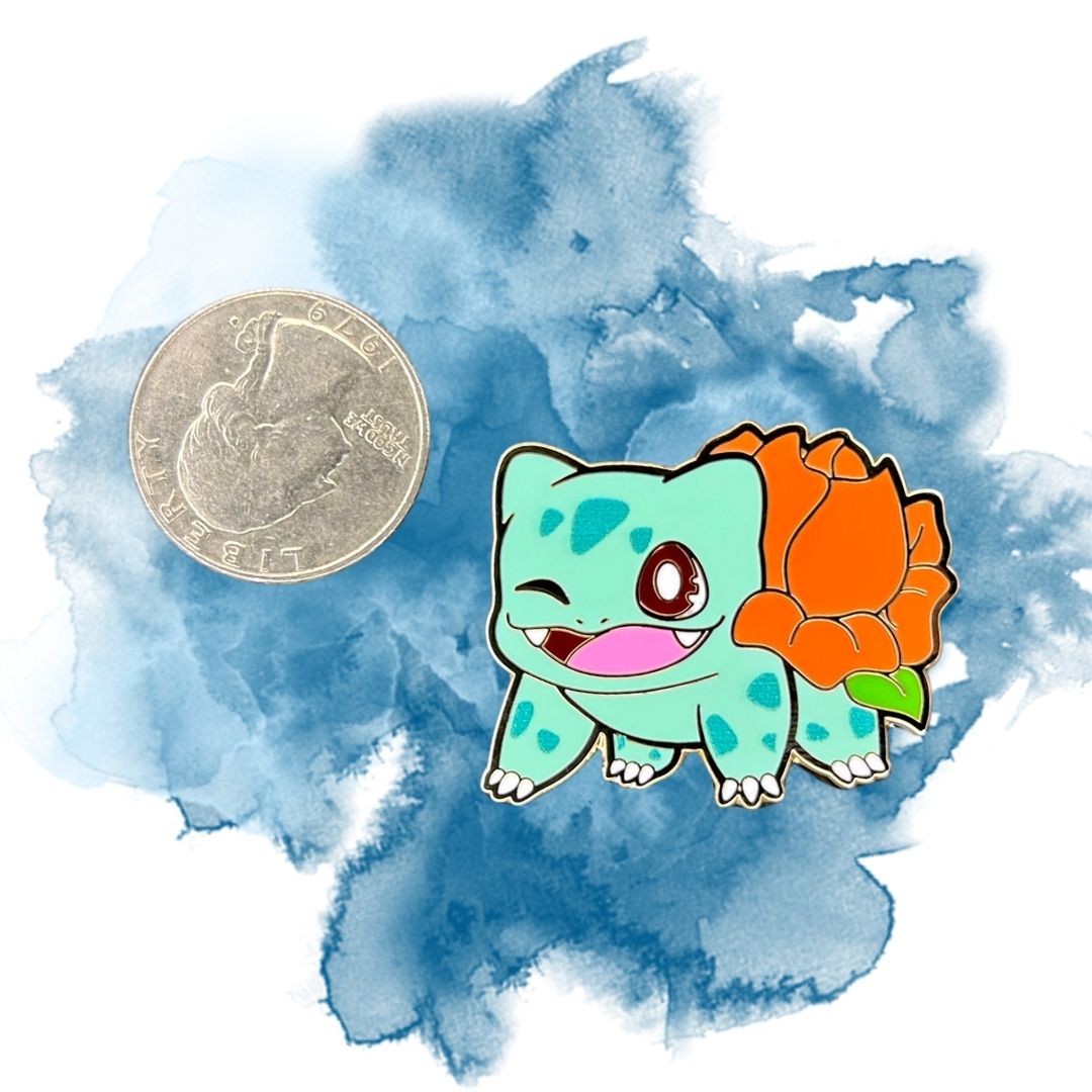 Charming Bulbasaur Variant Pins