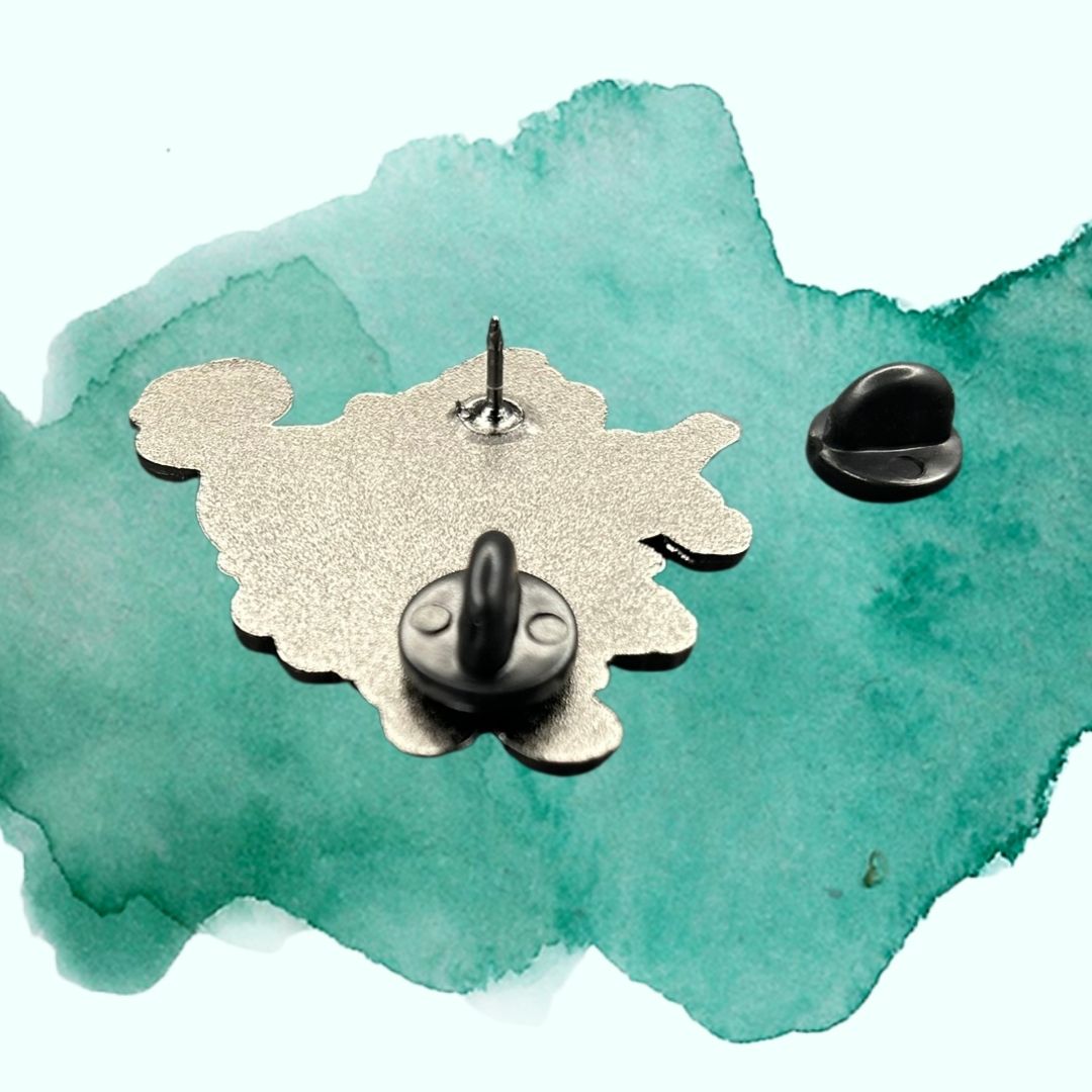 Eevee and Hisuian Zorua Pokémon Fusion Pin