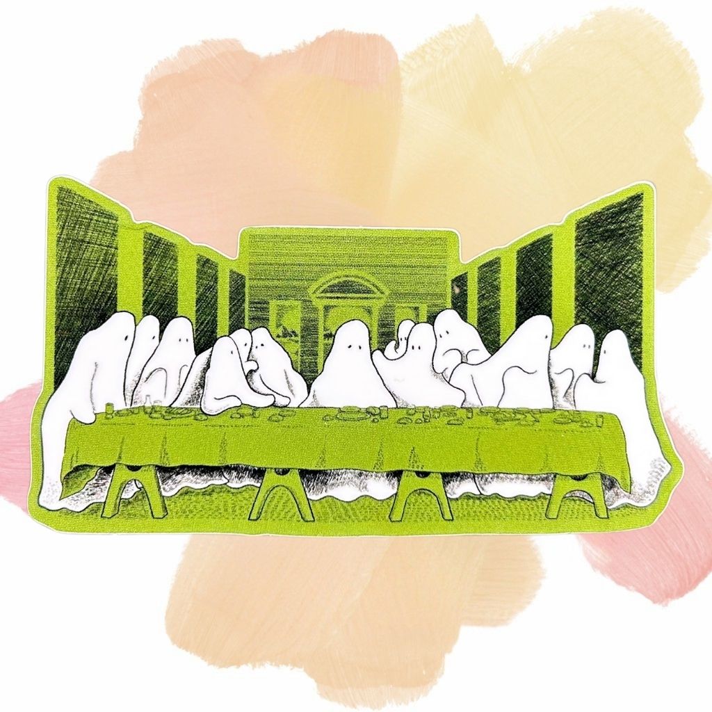 The Spooky Last Supper 3-Inch Vinyl Sticker