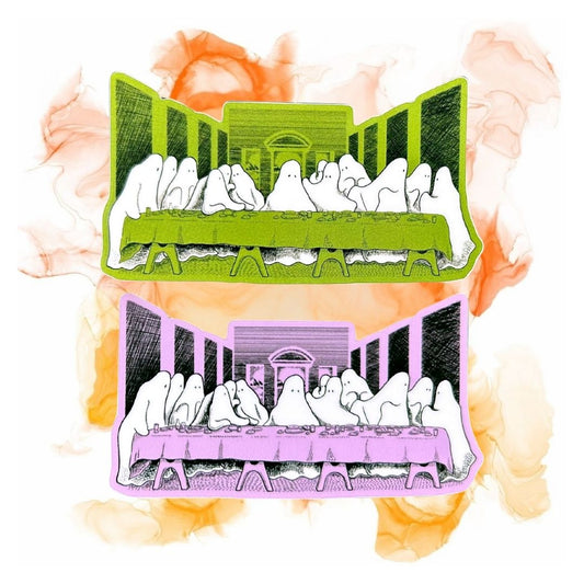 The Spooky Last Supper 3-Inch Vinyl Sticker
