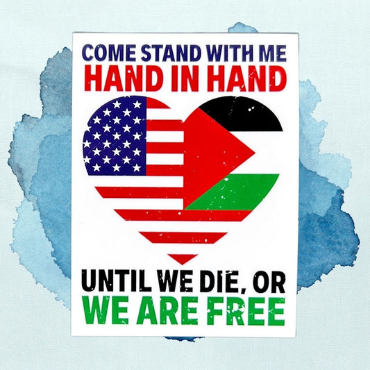 Come Stand With Me Sticker