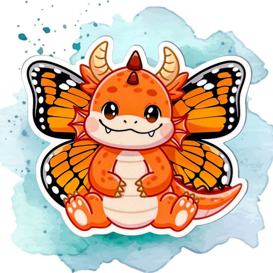 Monarch Dragon Sticker
