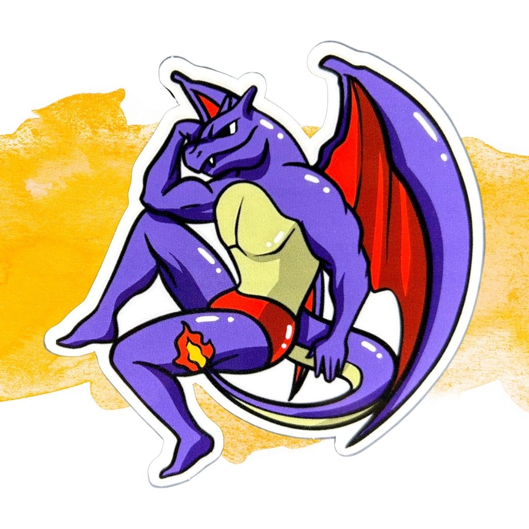 Bodybuilding Pokemon Set of 5, 3-Inch Stickers