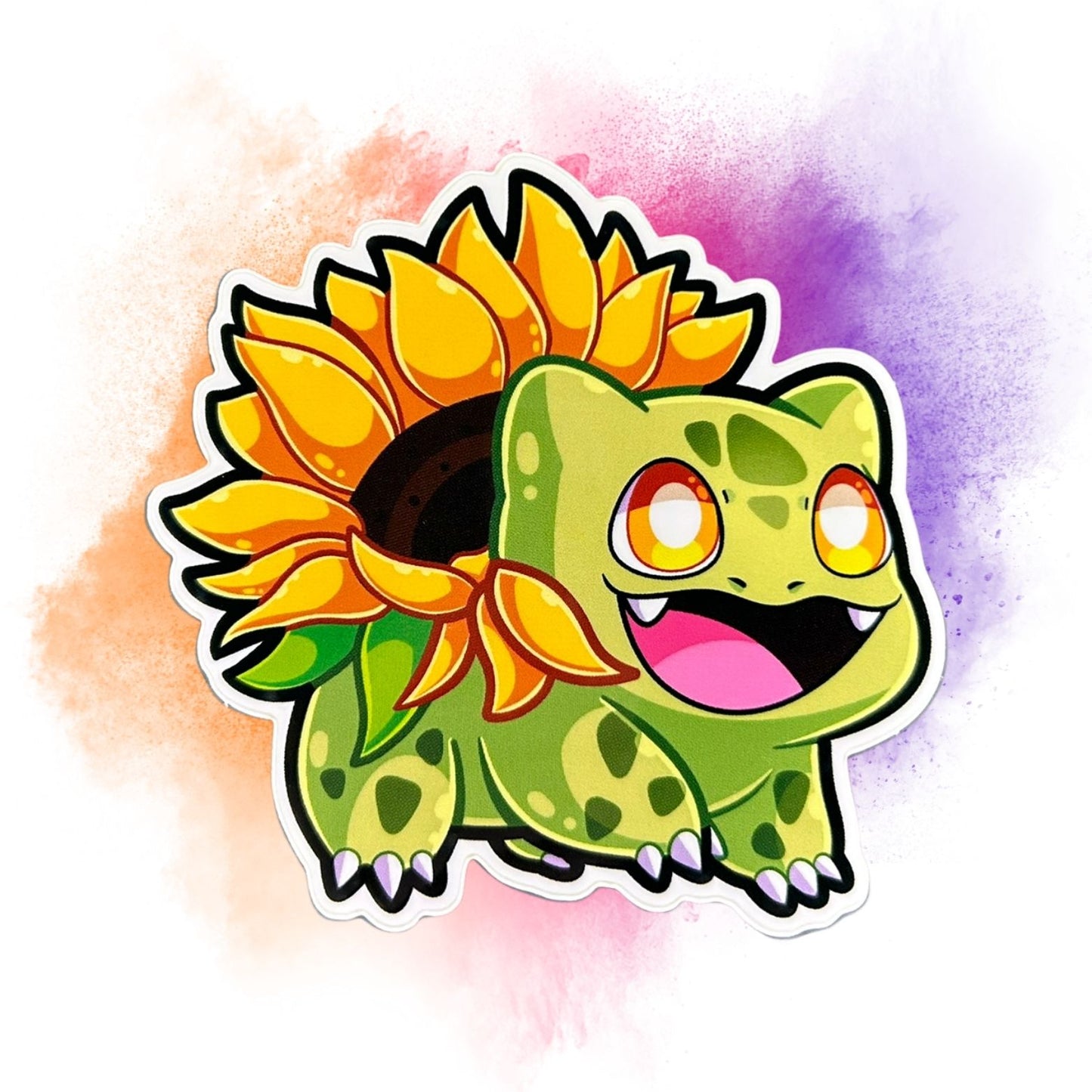 Bulbasaur Flower 3-Inch Vinyl Stickers