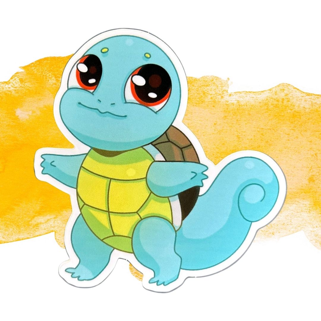 Baby Bulbasaur, Squirtle & Charmander Set of 3, 3-Inch Stickers