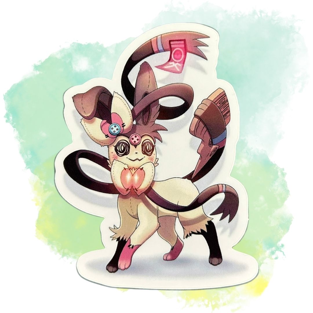 Pokemon Fusion Set of 5 3-Inch Vinyl Stickers