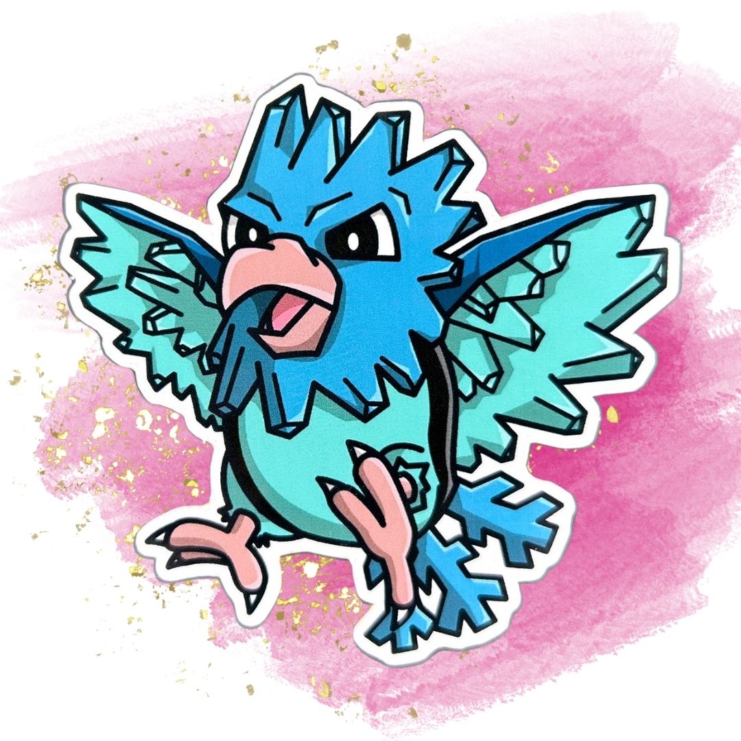 Rattata. Pidgey & Spearow 3-Inch Vinyl Stickers