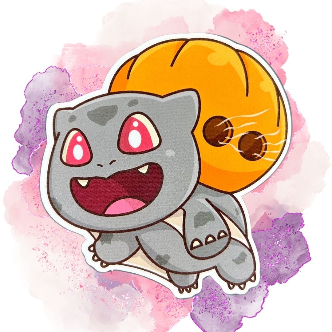 Opposite Starter Squirtle, Charmander and Bulbasaur 3-Inch Vinyl Stickers