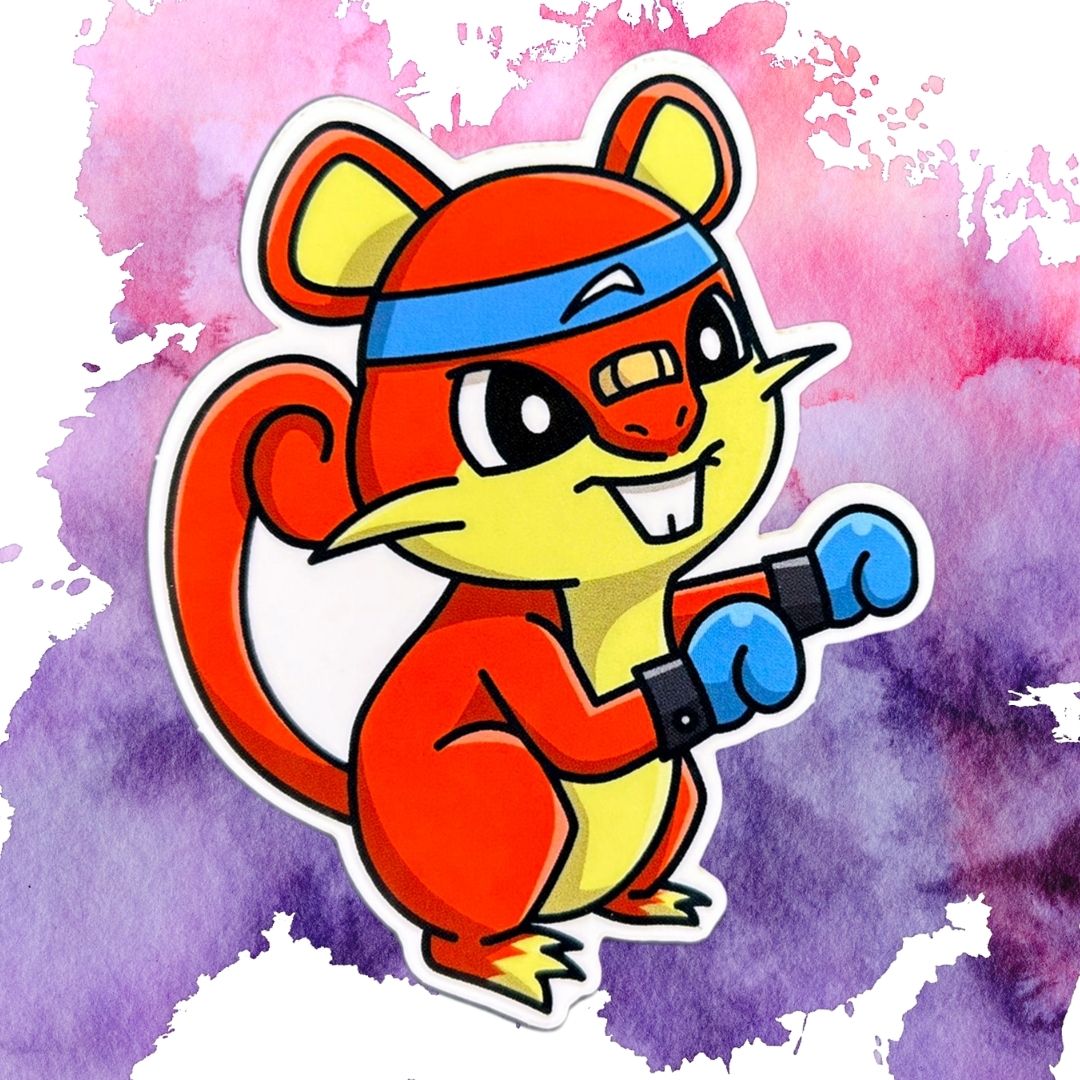 Rattata. Pidgey & Spearow 3-Inch Vinyl Stickers