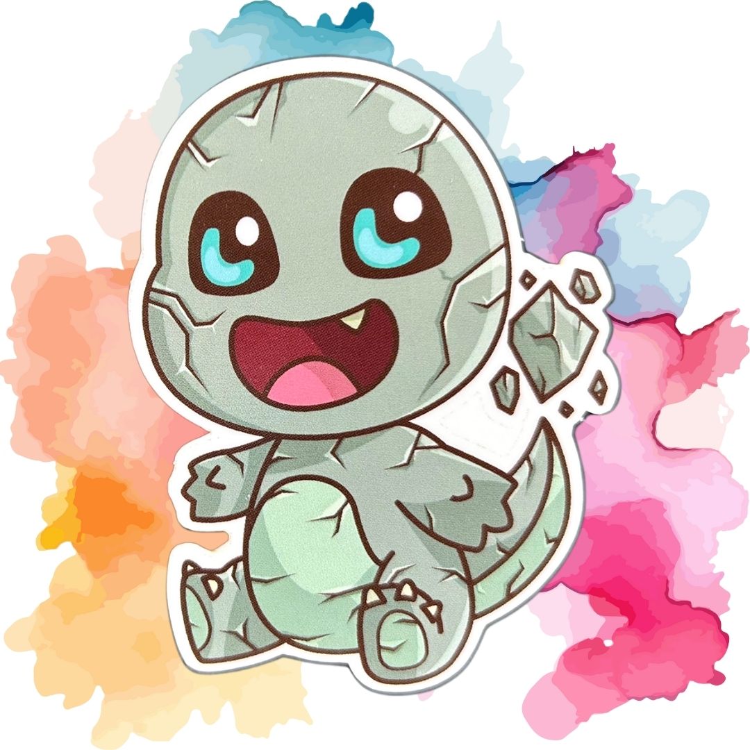 Opposite Starter Squirtle, Charmander and Bulbasaur 3-Inch Vinyl Stickers