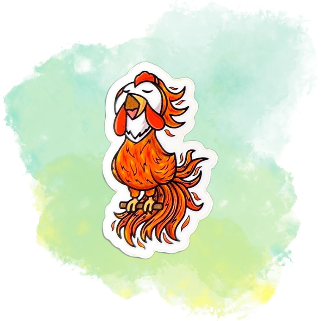 Chibi Animals in PJs Set of 3, 2-Inch Stickers