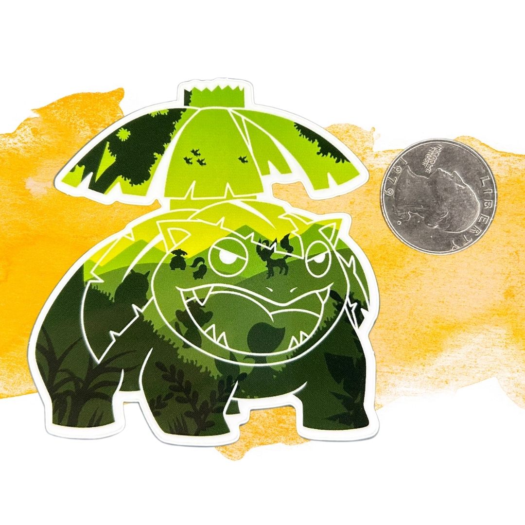 Background Pokémon Sticker - Pokémon Sticker - Waterproof Pokémon Decal