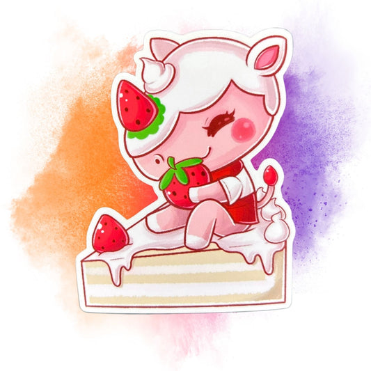Merengue 3-Inch Vinyl Animal Crossing Sticker