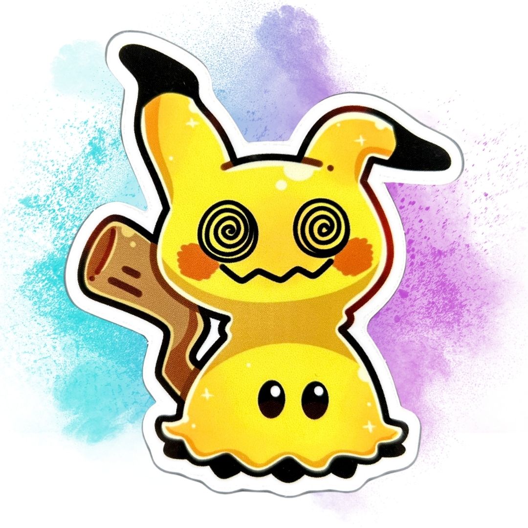 Ghost Pokemon 3-Inch Vinyl Stickers