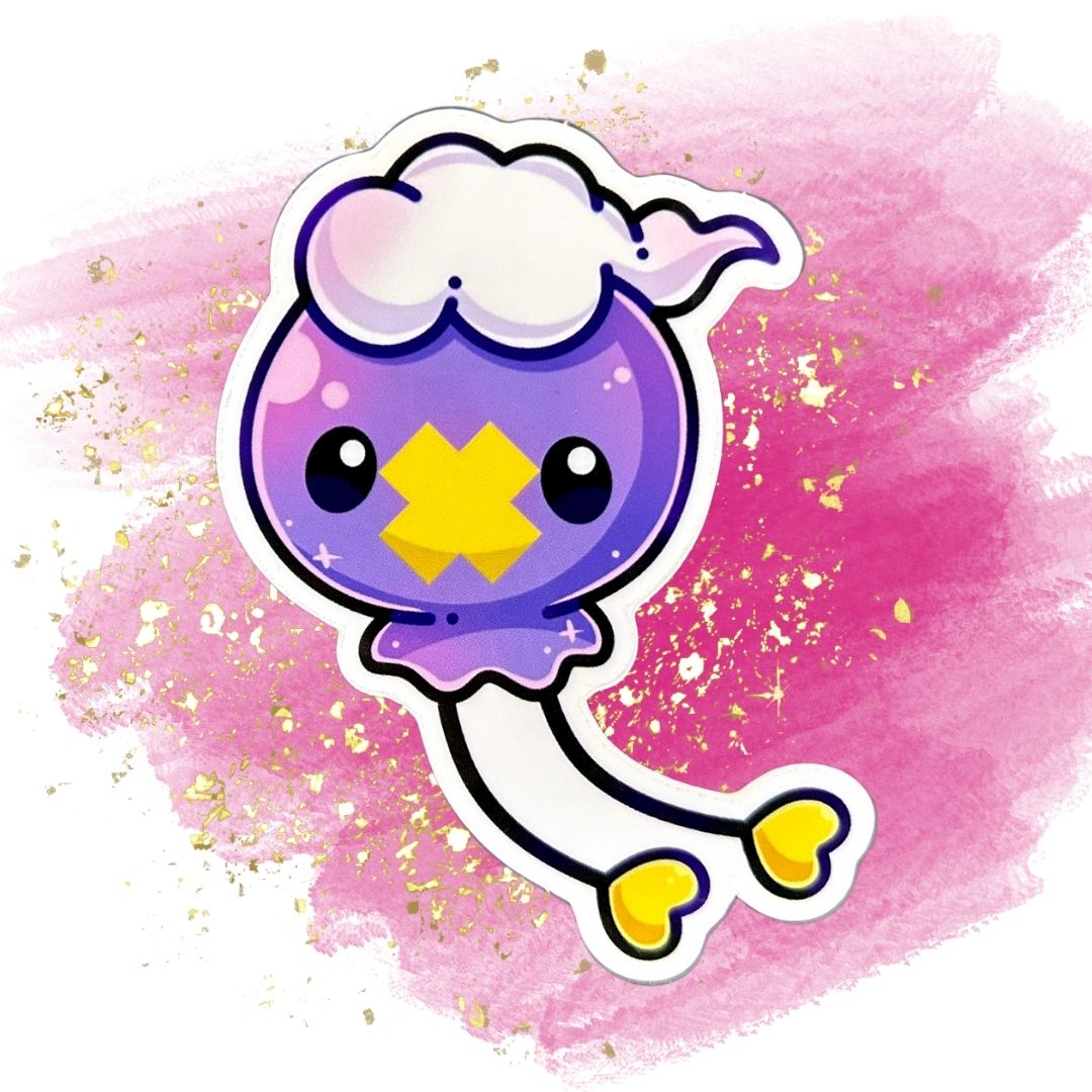 Ghost Pokemon 3-Inch Vinyl Stickers