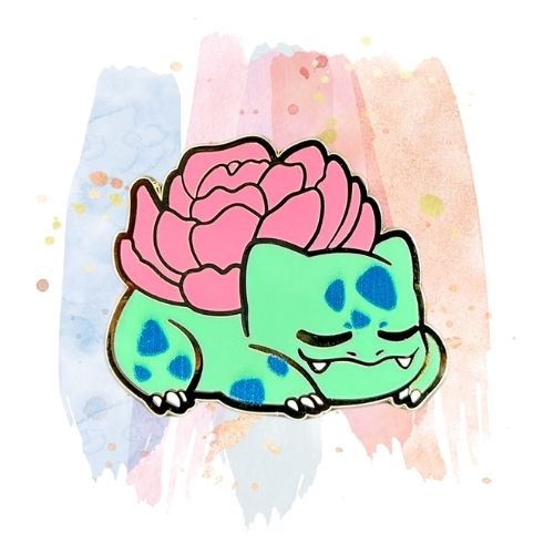 Charming Bulbasaur Variant Pins