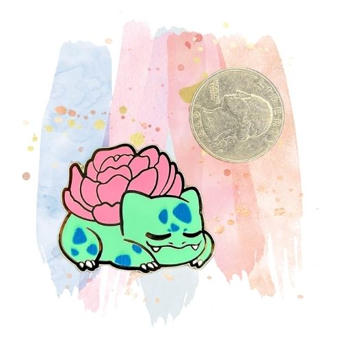 Charming Bulbasaur Variant Pins
