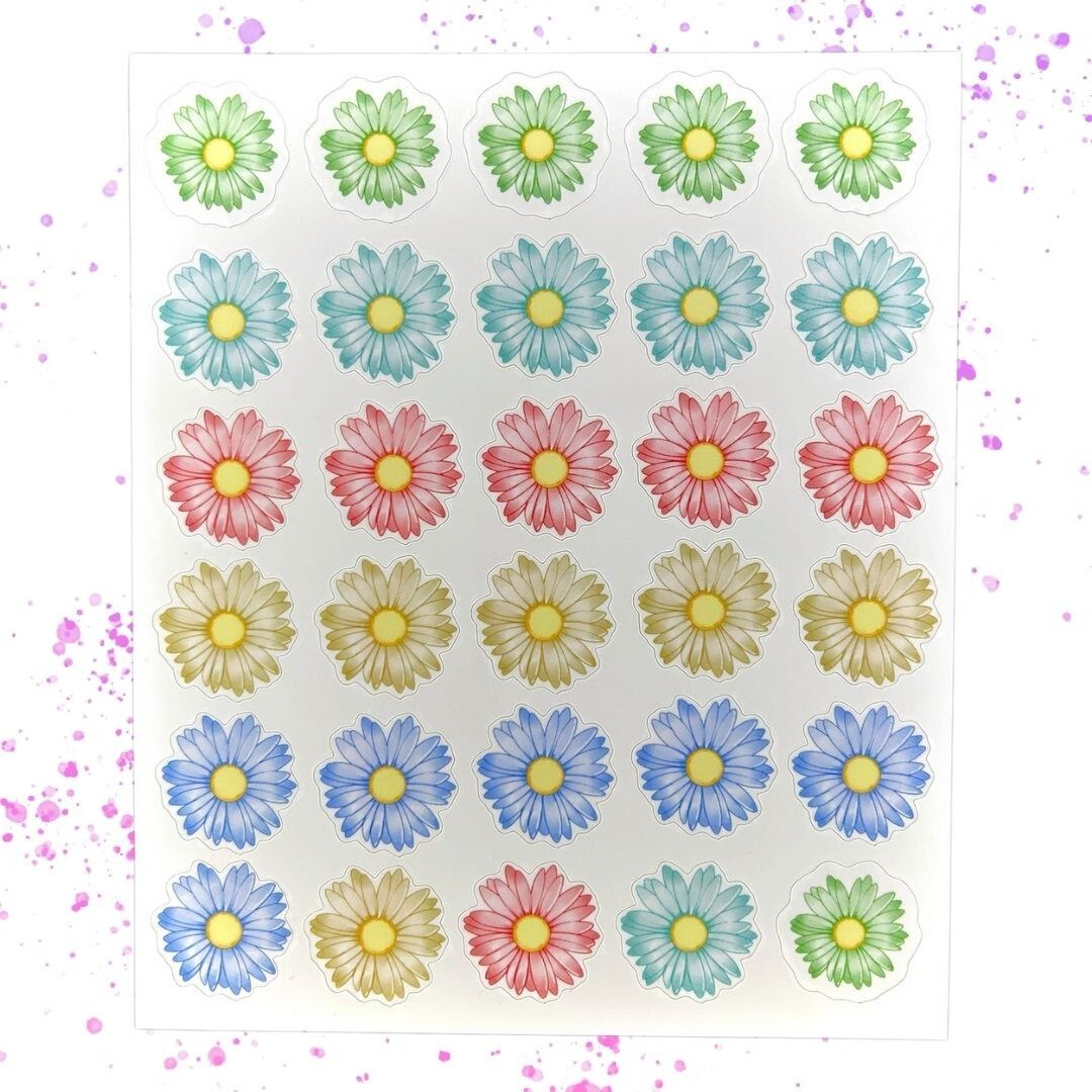 Daisy Sticker Sheet