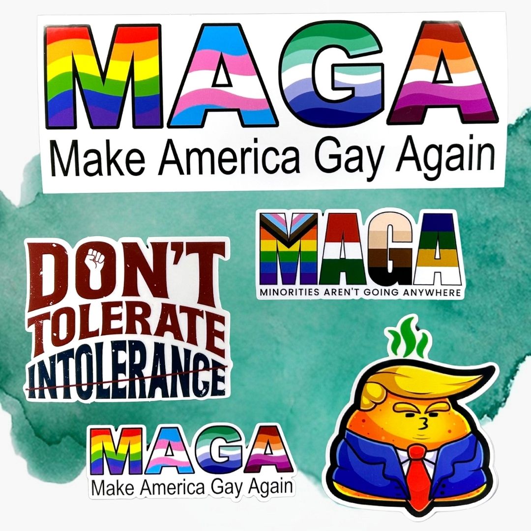 Equality Sticker Set - Set of 5 Equality Stickers - Minorities Aren't Going Anywhere Vinyl Sticker - Quote Stickers