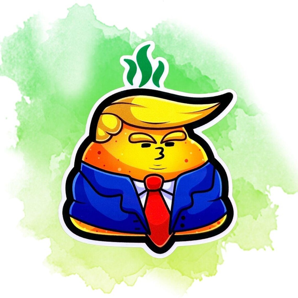 "Tangerine Turd" Vinyl Sticker - Political Sticker - Funny Sticker - Trendy Political Sticker - Gift Idea