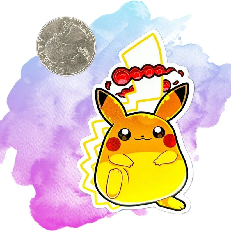 VMAX Pikachu Pokémon Sticker - Pokémon Sticker - Waterproof Pokémon Decal