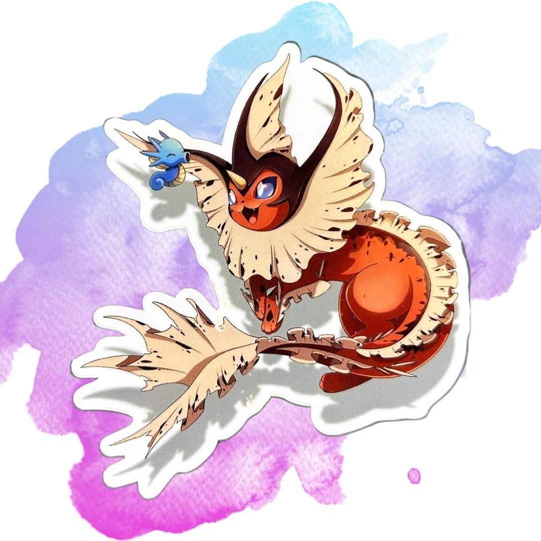 Pokemon Fusion Set of 5 3-Inch Vinyl Stickers