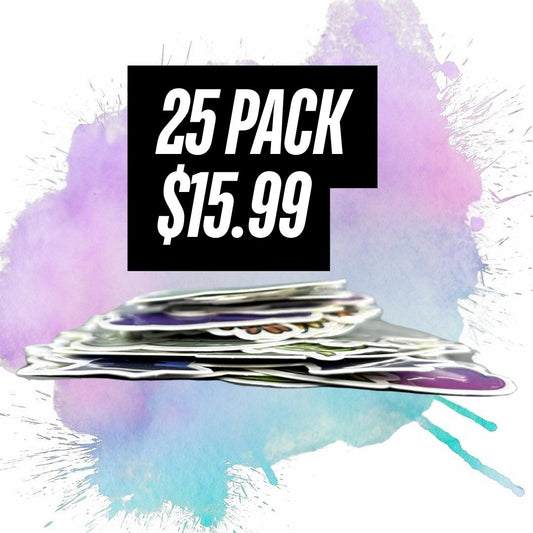 25, 50, & 100 Random Pokemon Sticker Packs