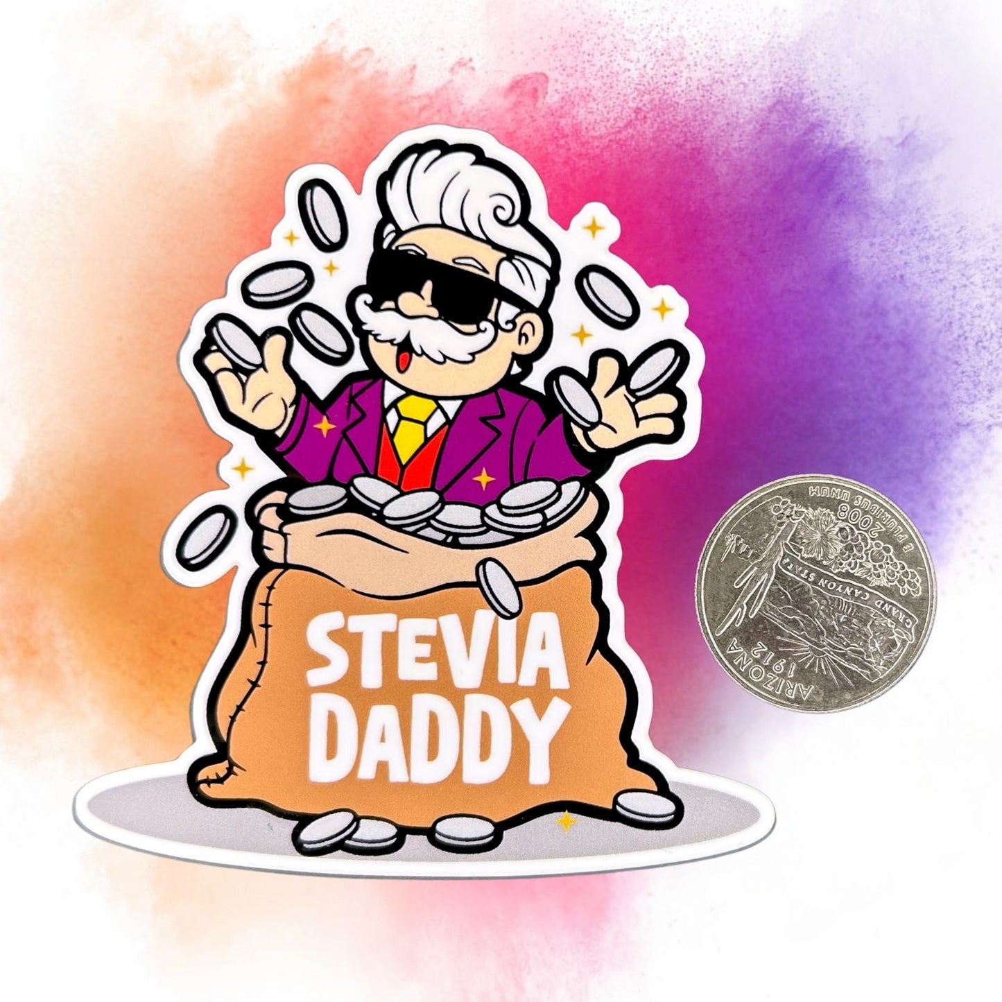 Stevia Daddy 3 Inch Vinyl Sticker